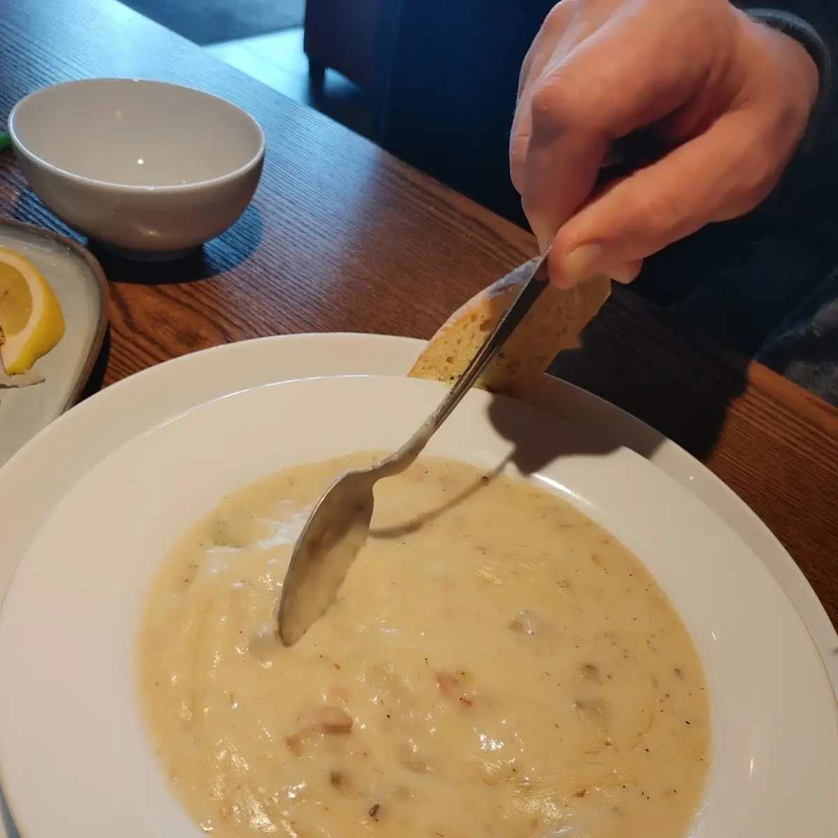 Clam Chowder, TWO STONES GRILL