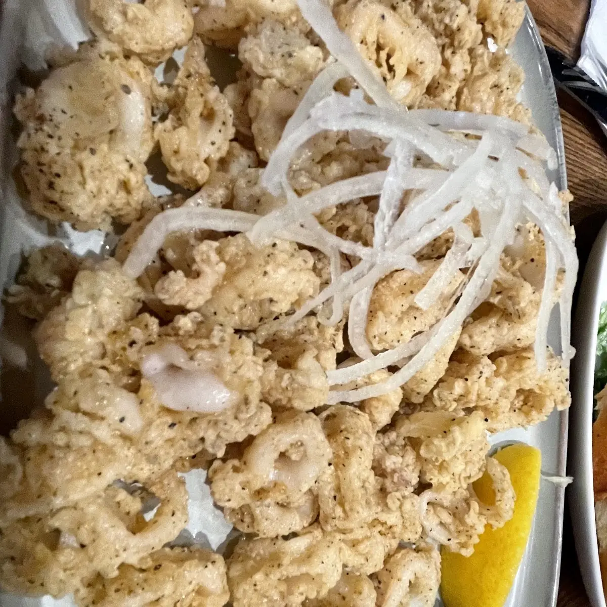 Crispy Calamari, TWO STONES GRILL