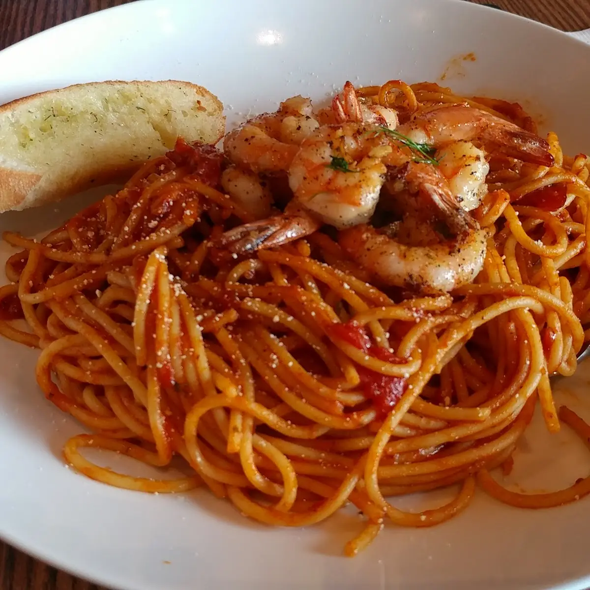 Prawn Spaghetti, TWO STONES GRILL