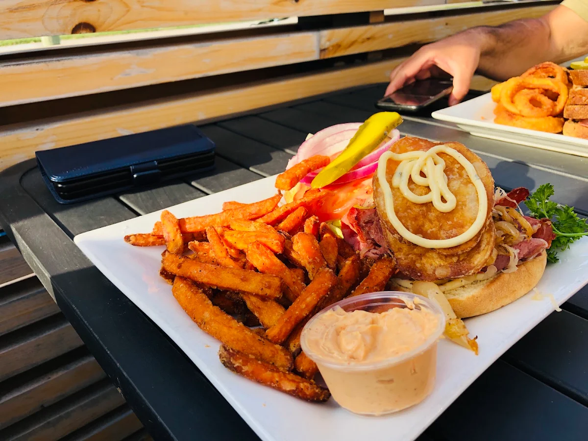 Irish Corned Beef Burger, Castle John's Port Hope