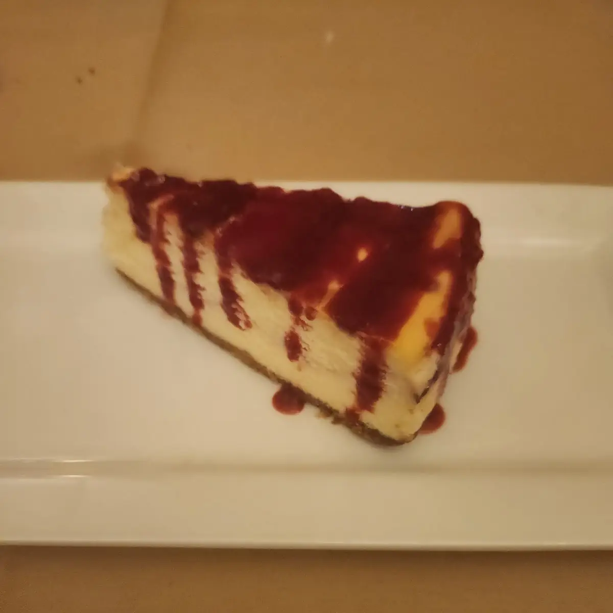 White Chocolate Raspberry Cheesecake