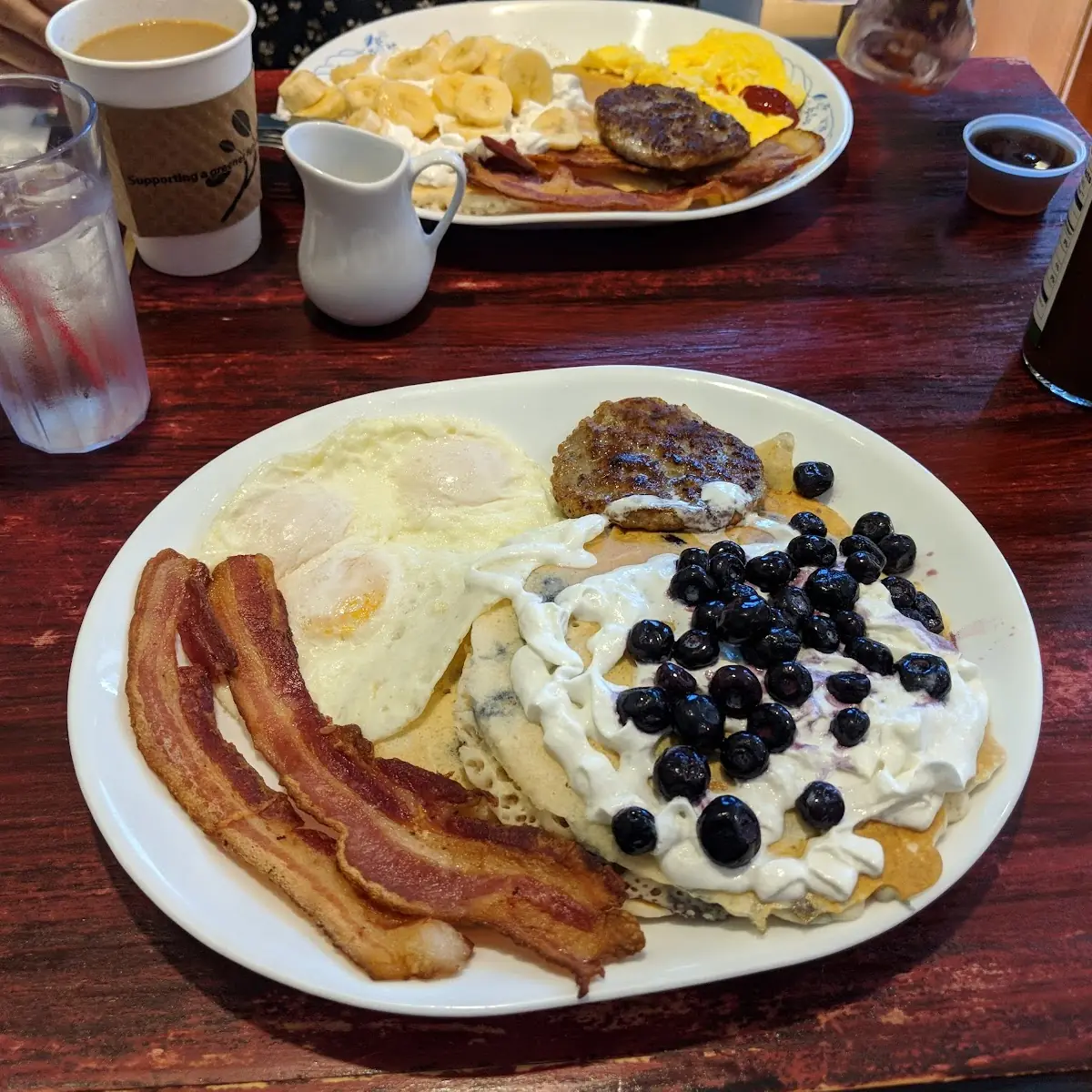 Blueberry Pancakes Bacon