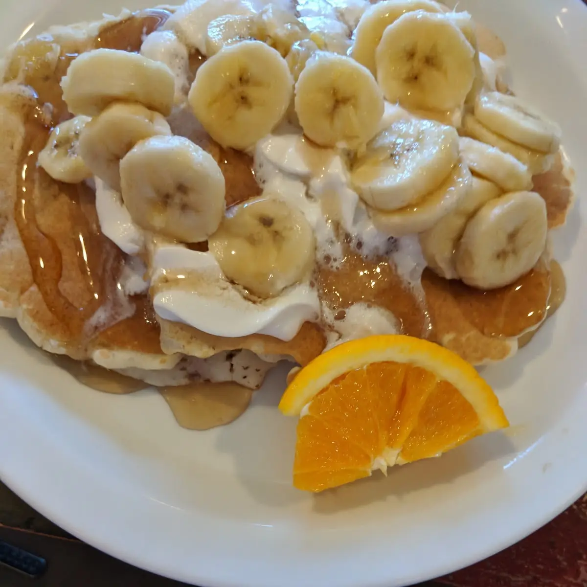 Stack Banana Pancakes