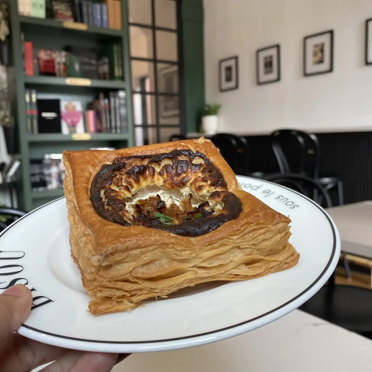 Goat Cheese and Onion Croissant