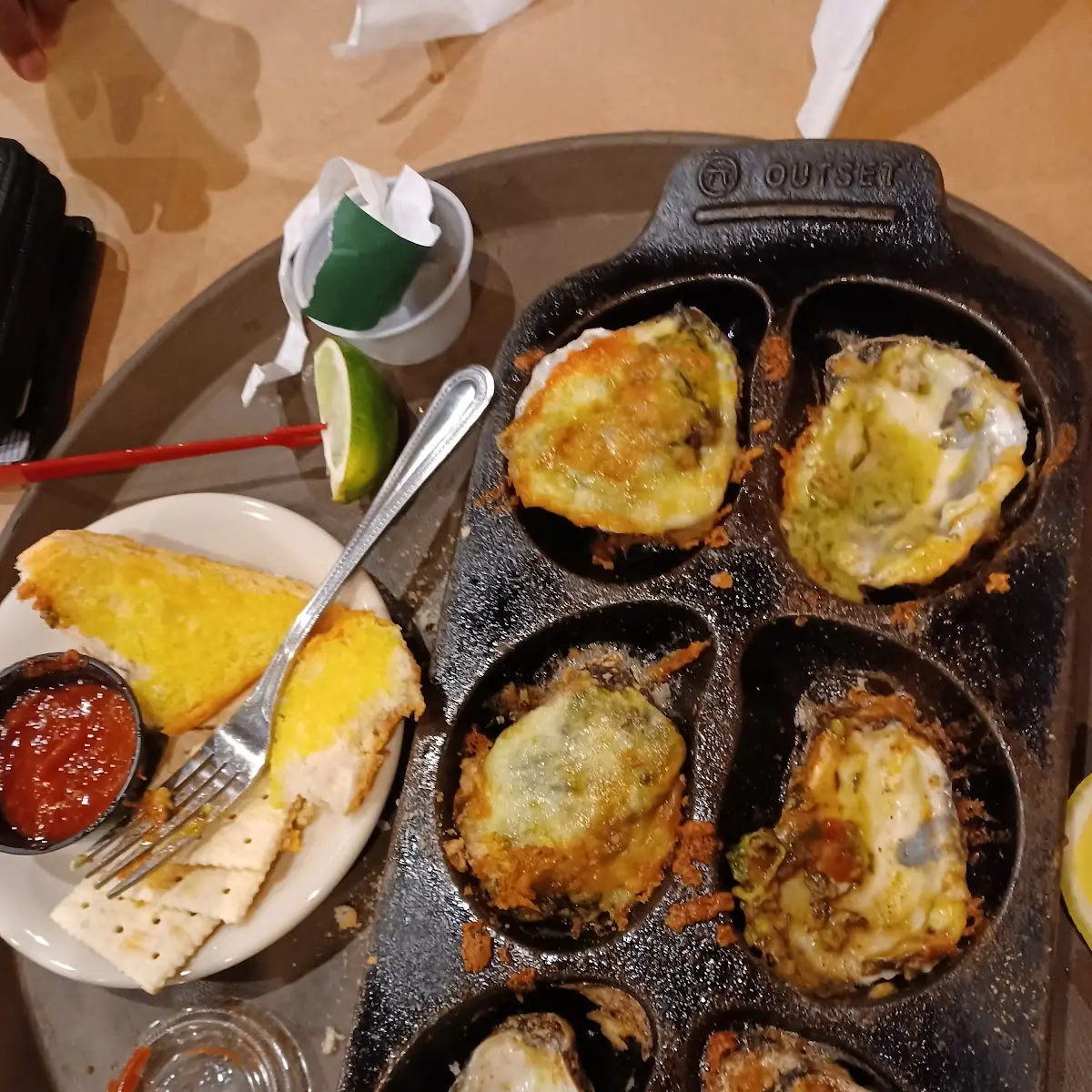 Fred's Chargrilled Oysters Rockefeller