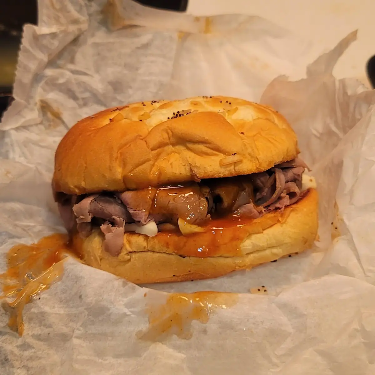 Super Roast Beef with Barbecue Sauce