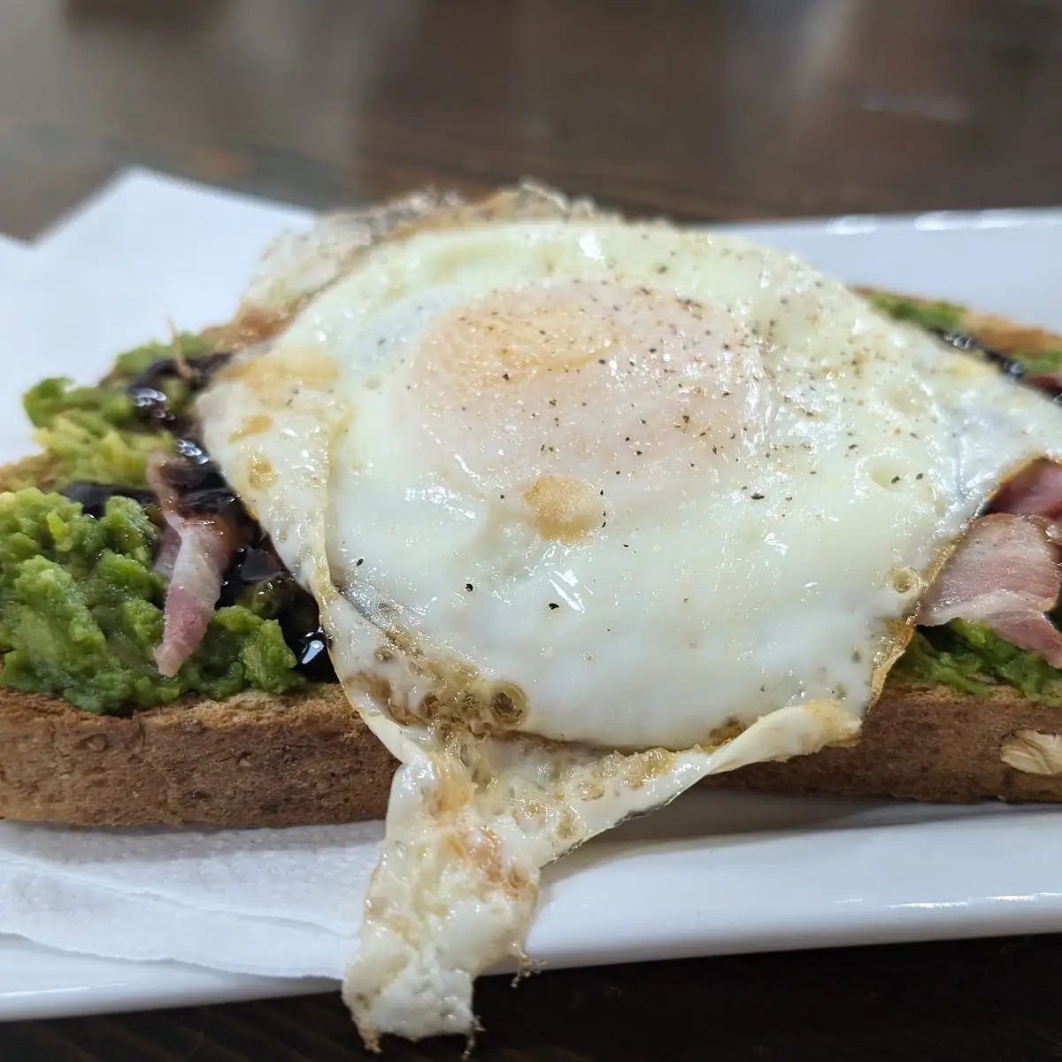 Avocado Bacon & Egg Toast