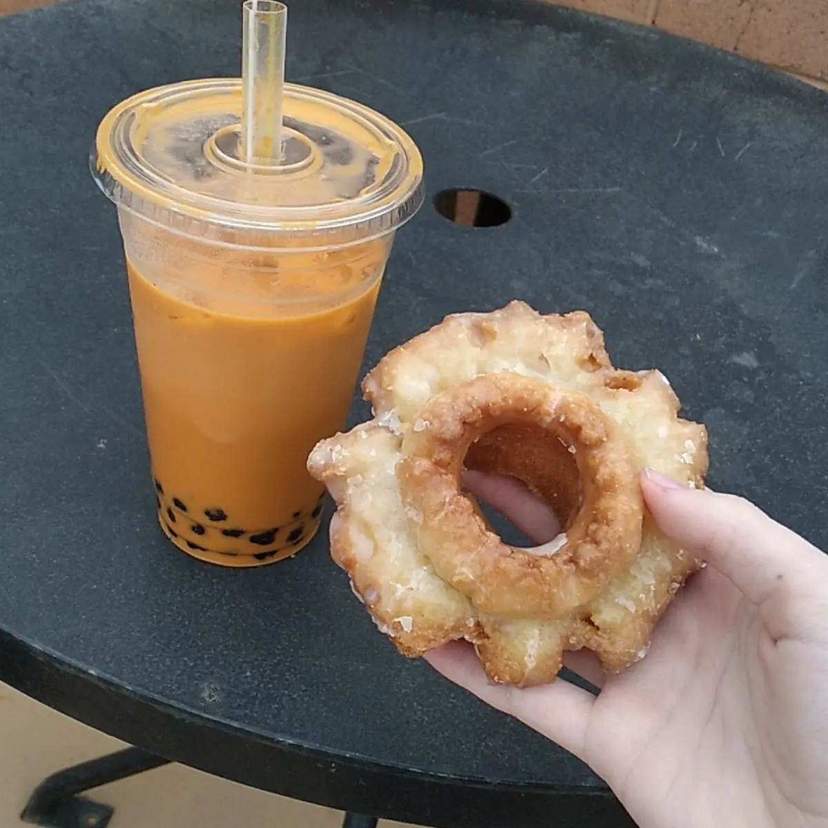 Glazed Old Fashioned Donut