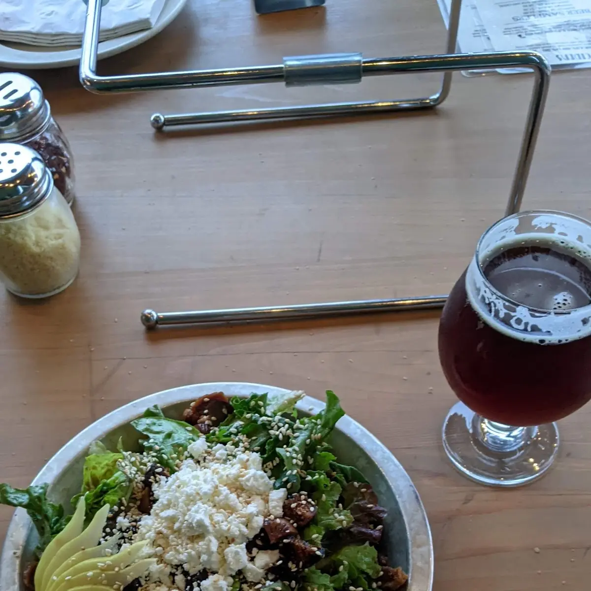 Rocket Salad with Goat Cheese