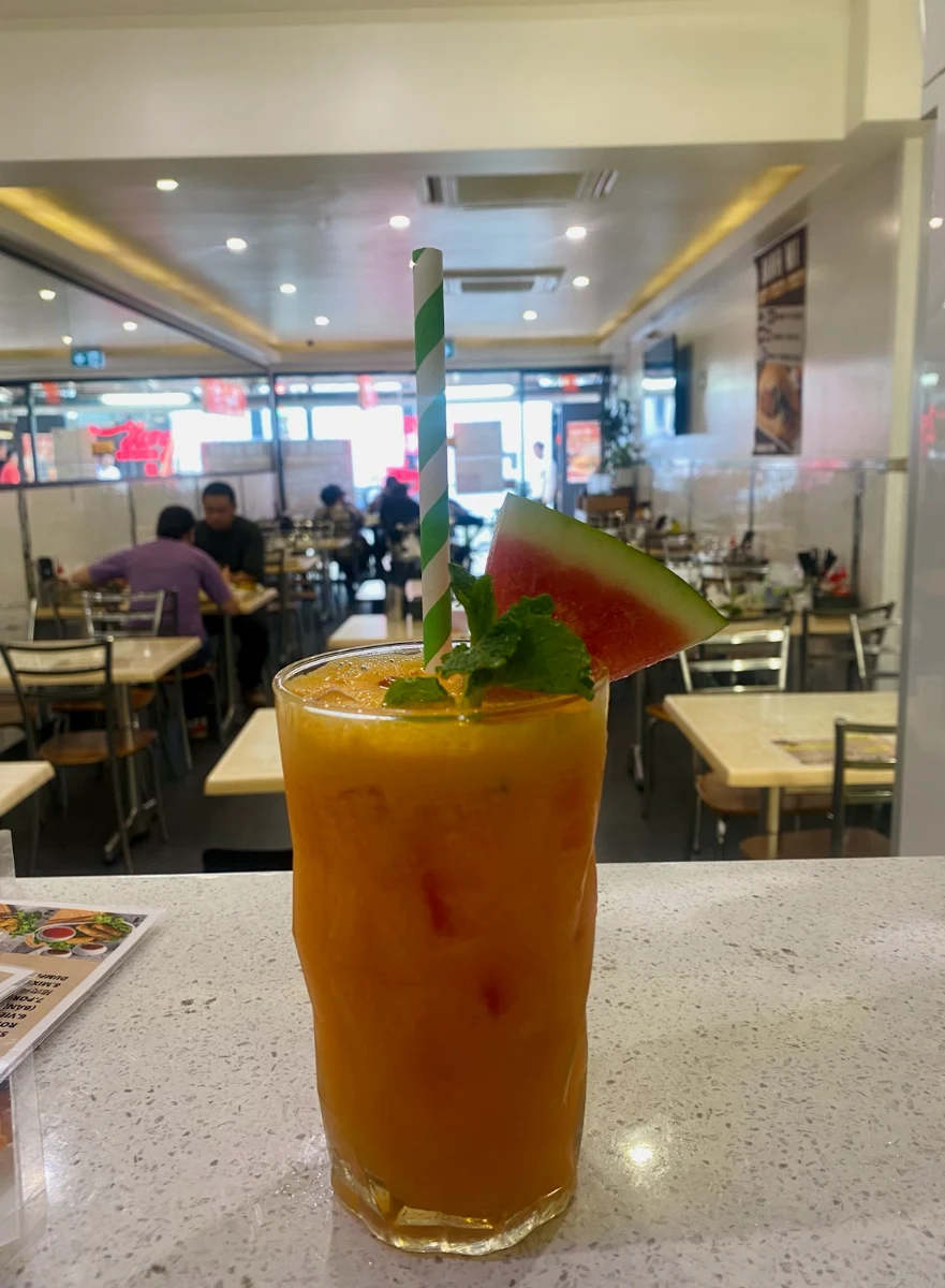 Carrot Orange Watermelon Smoothie, Hong Vietnamese Kitchen