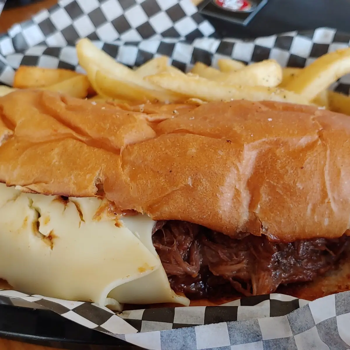 BBQ Shredded Beef Sandwich