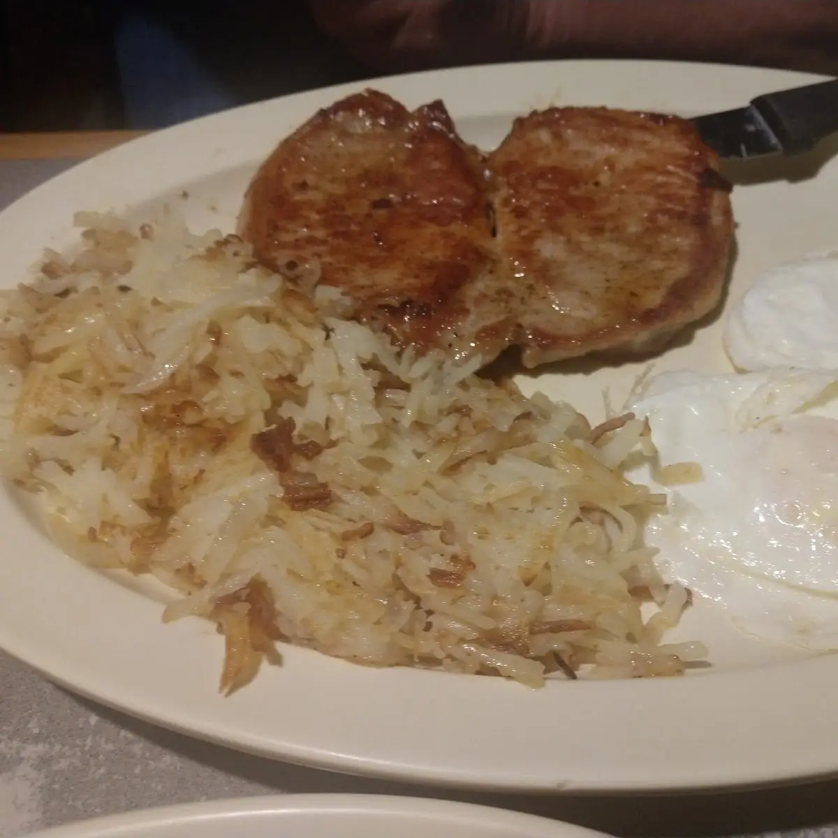 Pork Chop Breakfast