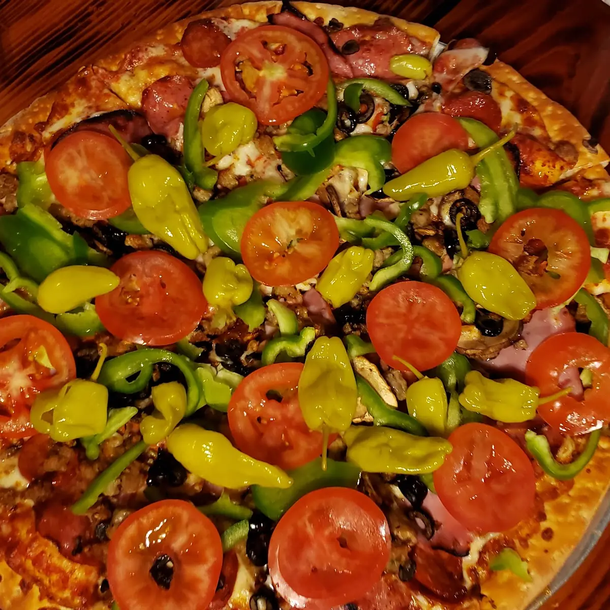 Combination Pizza Thick Crust