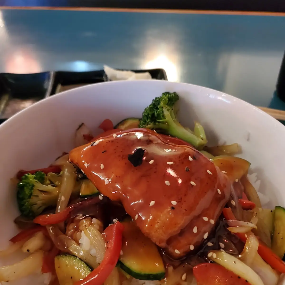 Salmon Teriyaki Bowl