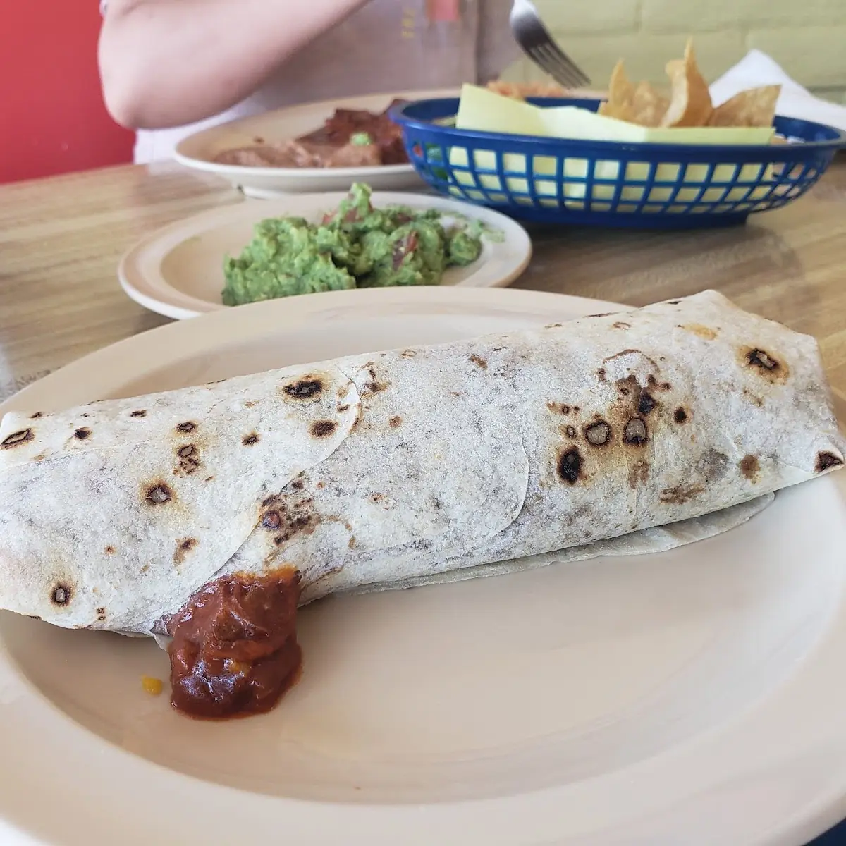 Carne Con Chile Burrito