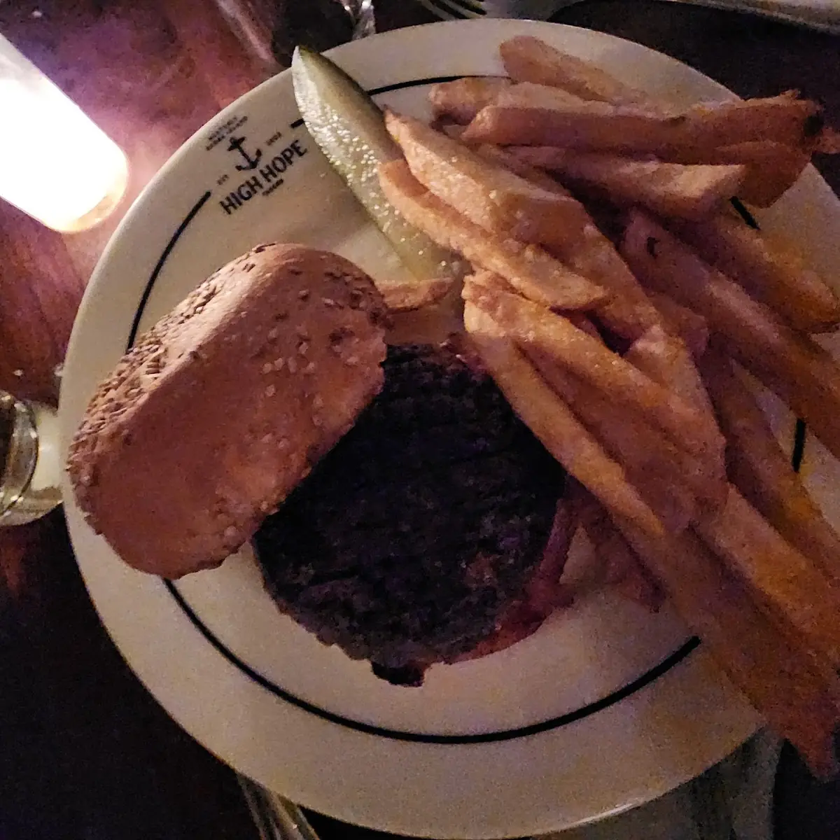 Burger and Fries