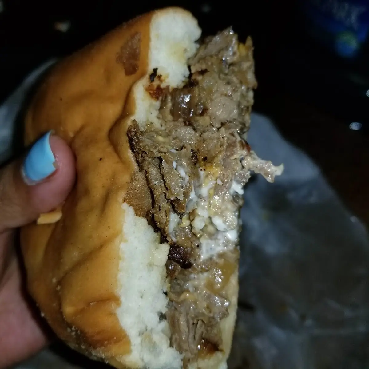 Cheesesteak on Coco Bread