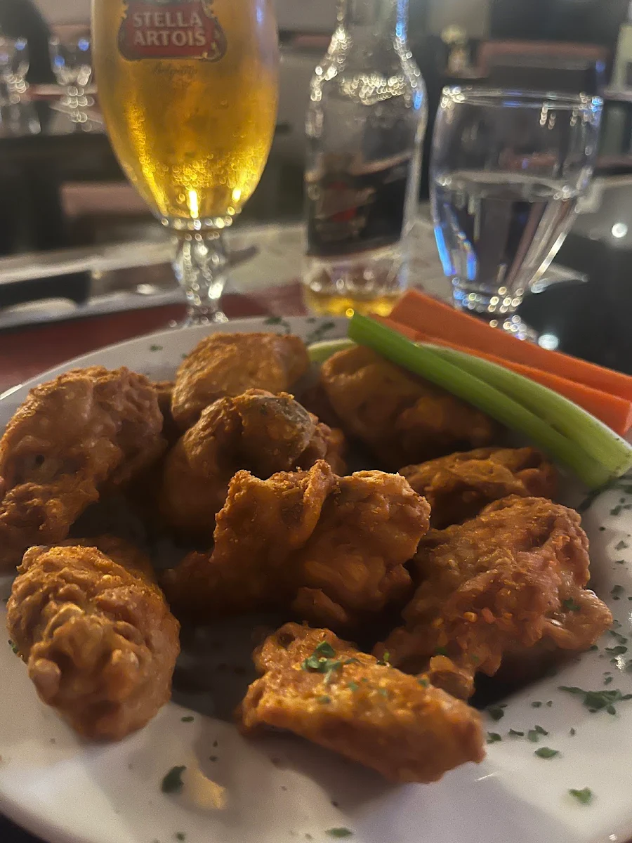 Chicken Wings with Dry Cajun Rub, Pesto's