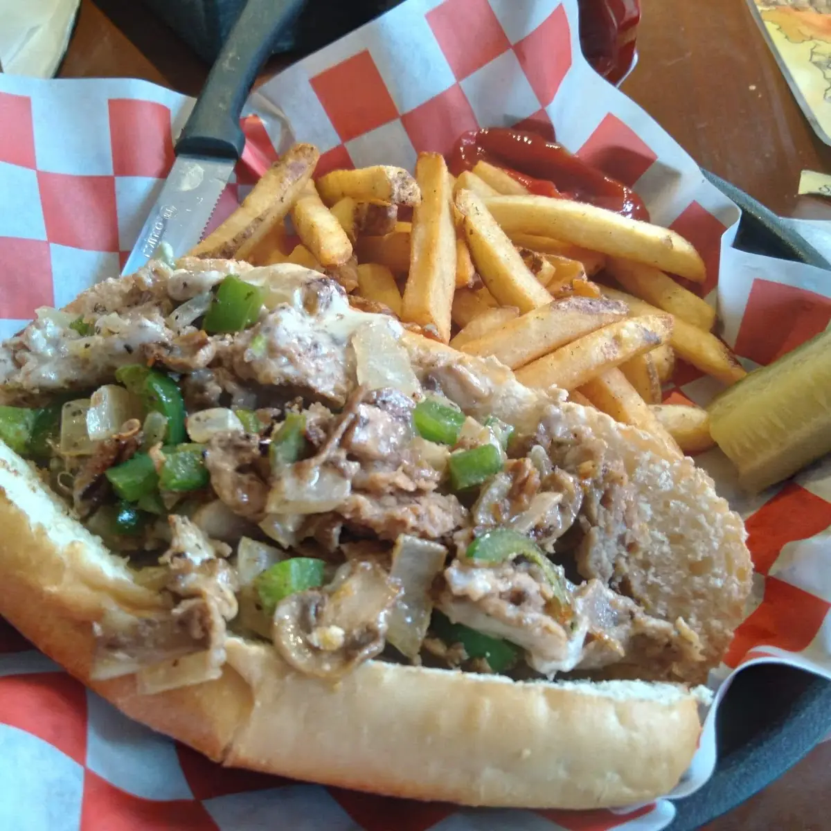 Philly Cheese Steak Sandwich