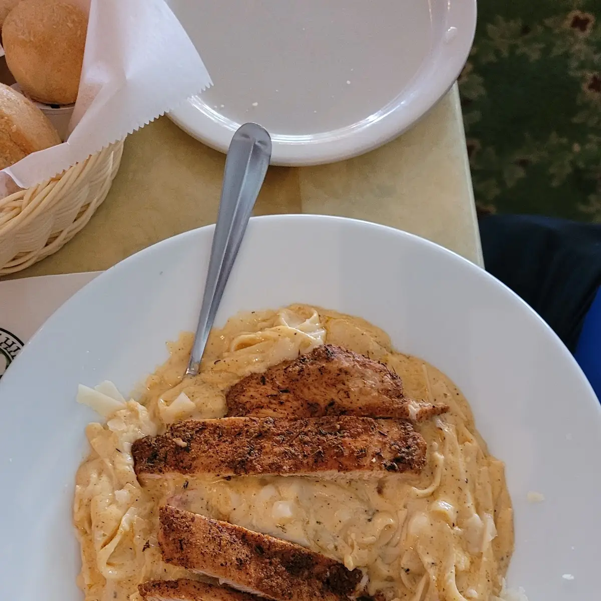 Blackened Chicken Alfredo