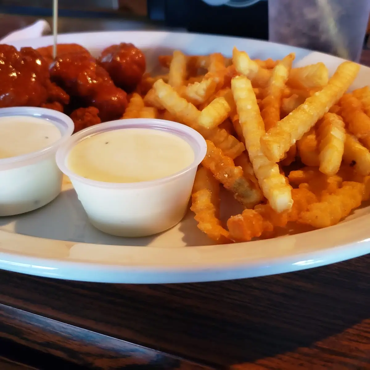 Buffalo Wings and Fries