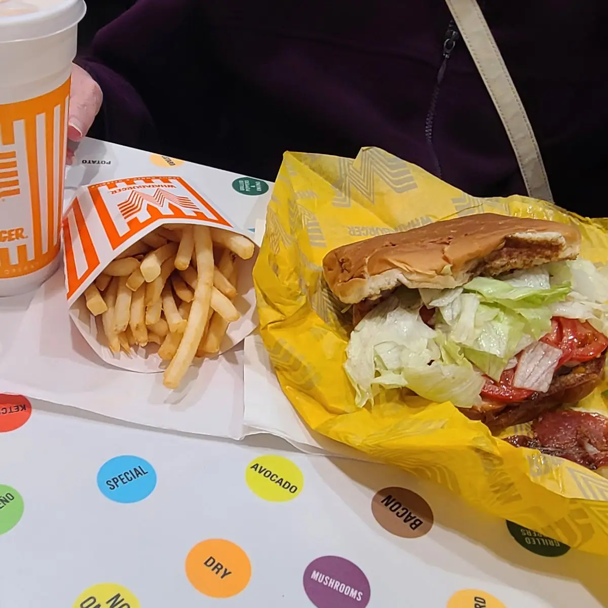 Bacon Cheeseburger with Fries