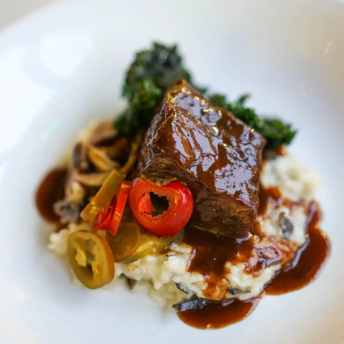 Pomegranate-Cabernet Braised Short Ribs