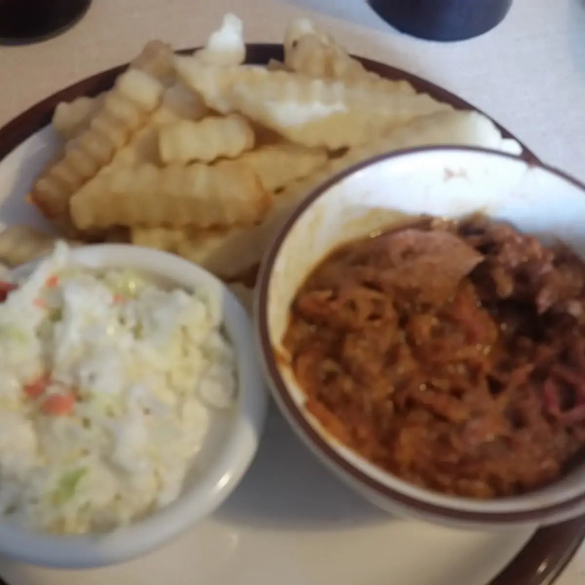 Cole Slaw and Fries