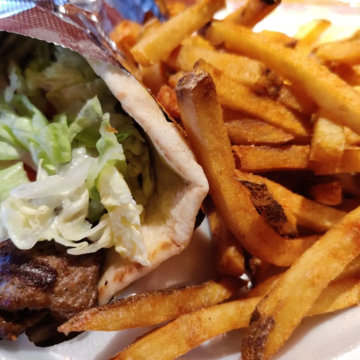 Lamb Gyro with Hand Cut Fries