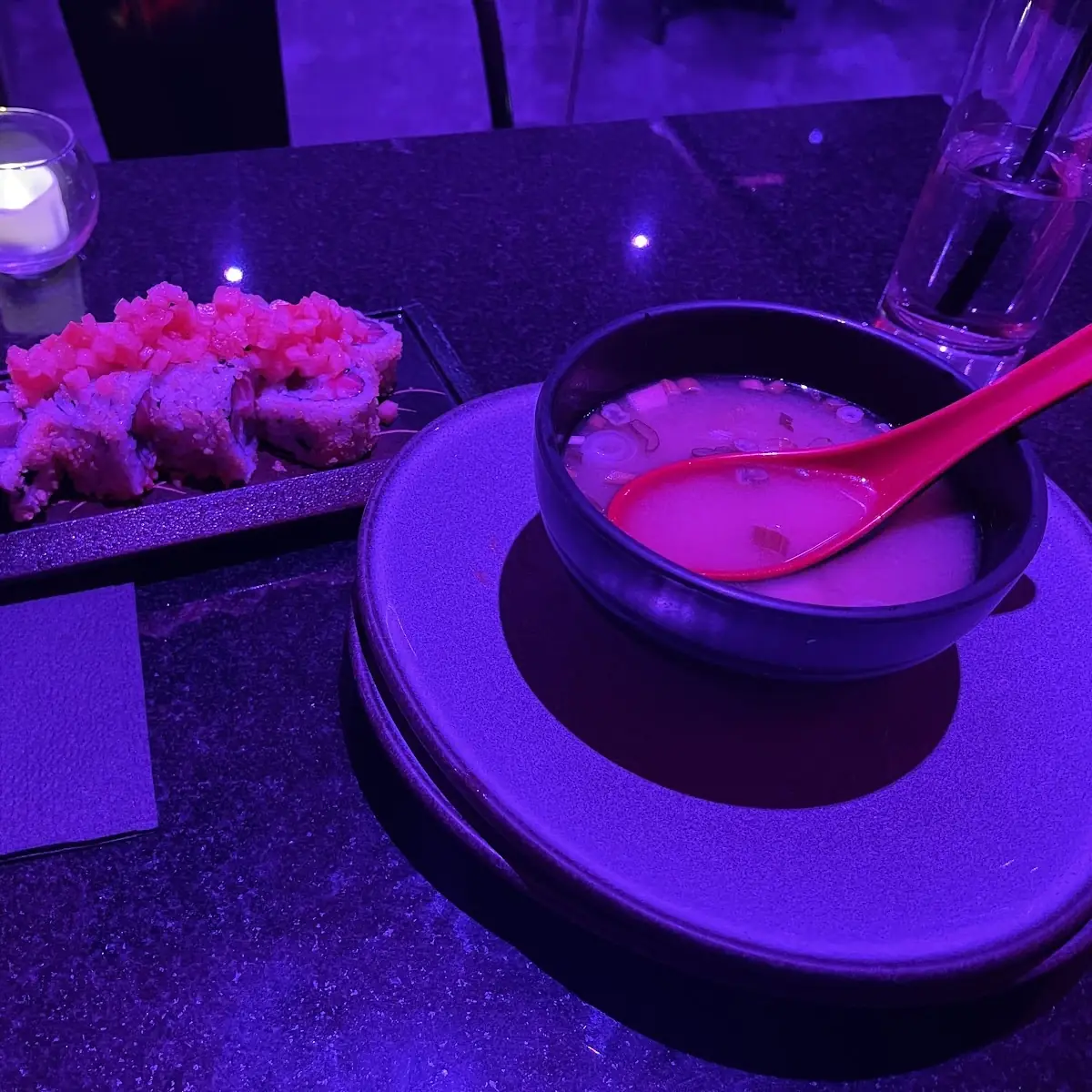 Sushi and Miso Soup