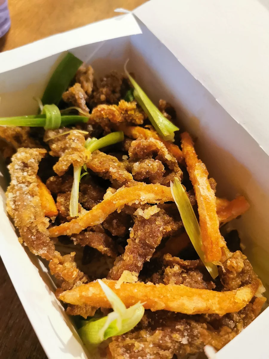 Dry Fried Crispy Steak, Faulconbridge Chinese Restaurant