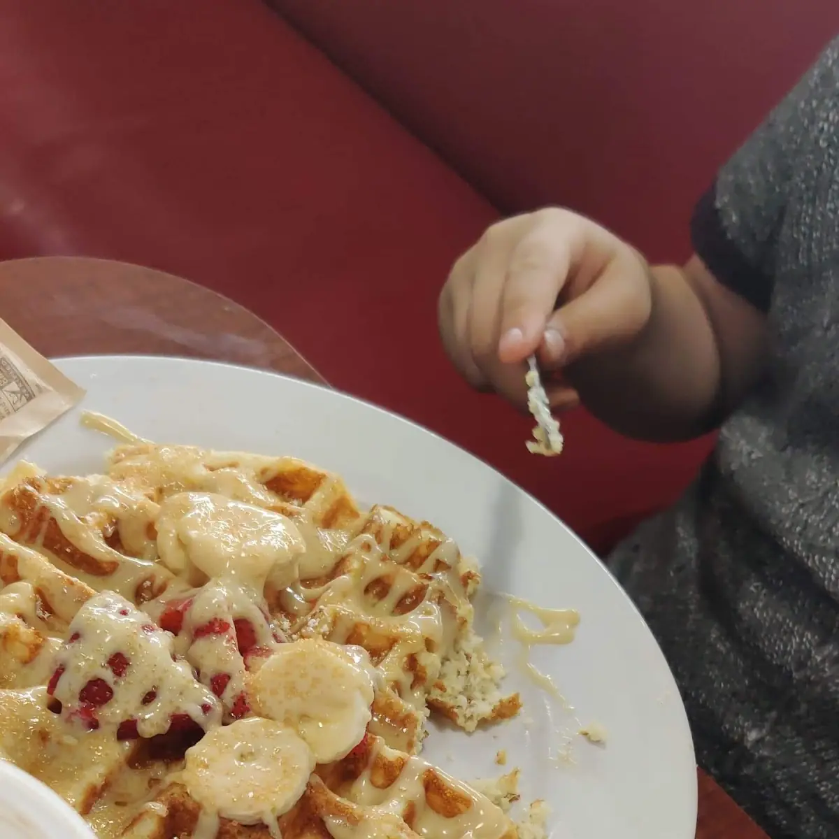 Strawberry Banana Waffle