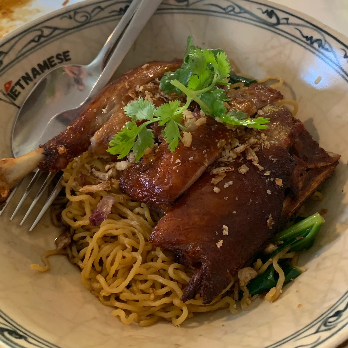 Roast Duck w Egg Noodle