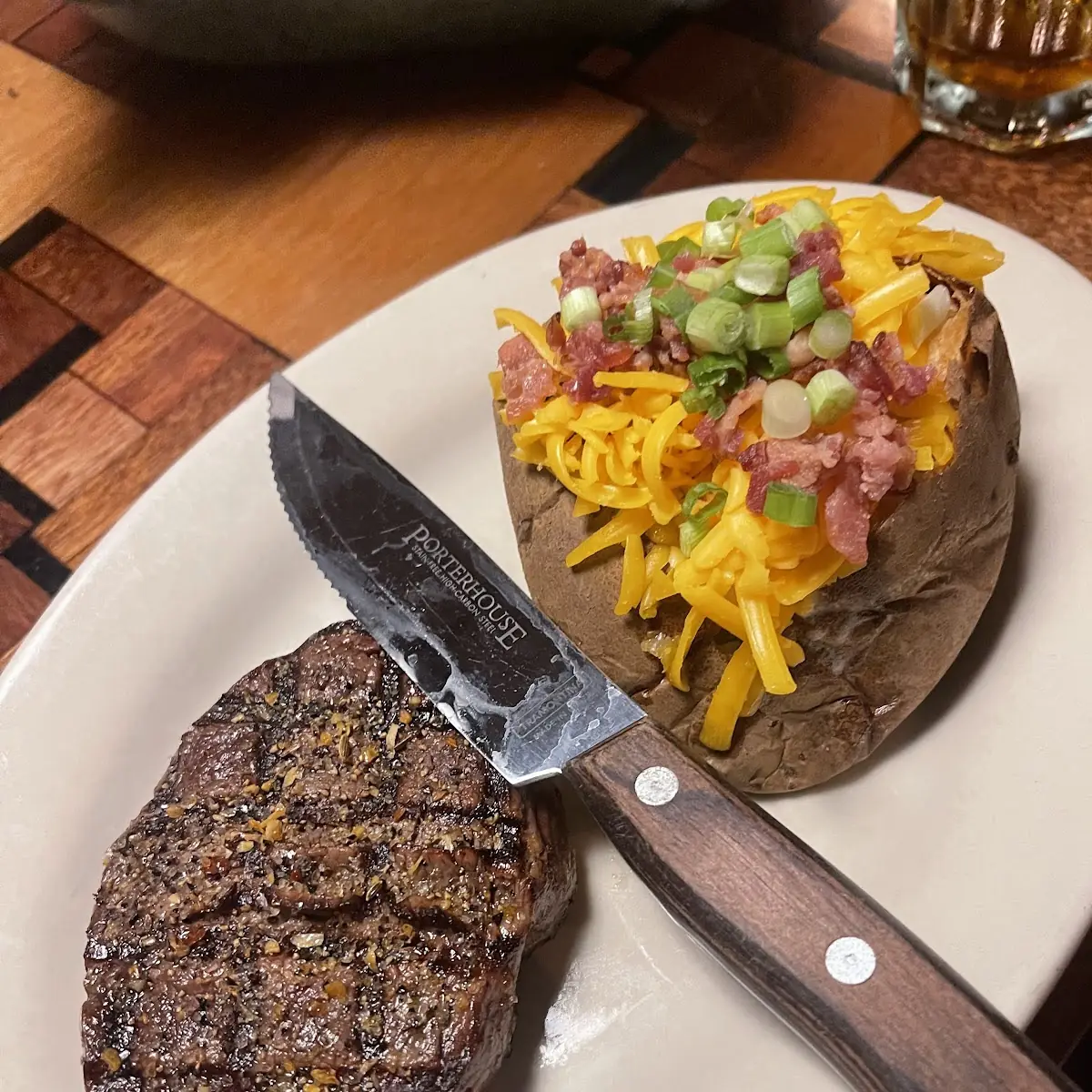 Filet with Loaded Baked Potato