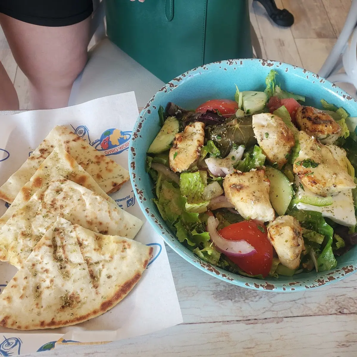 Greek Salad with Chicken