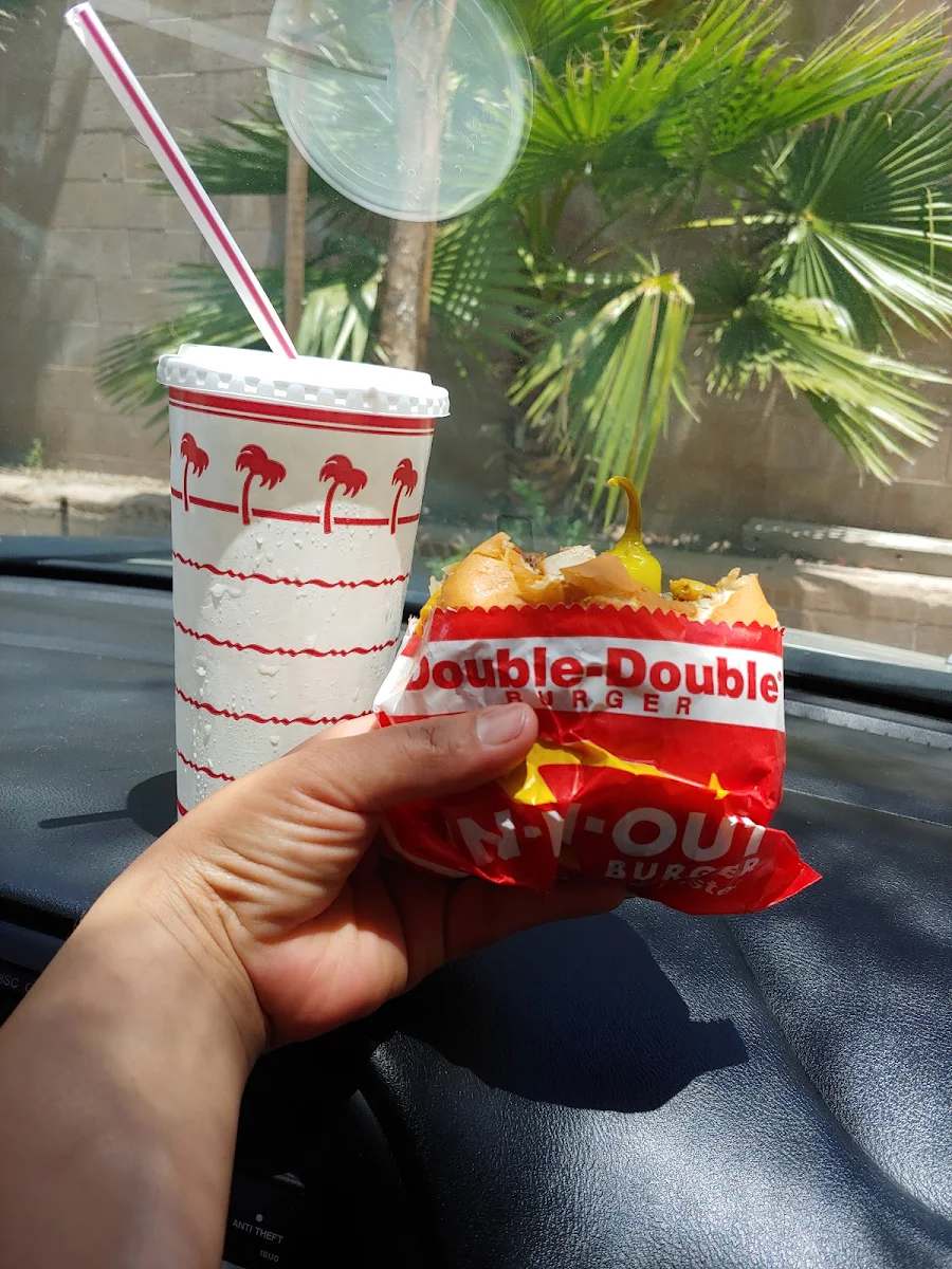 Double Double Cheeseburger with Fries
