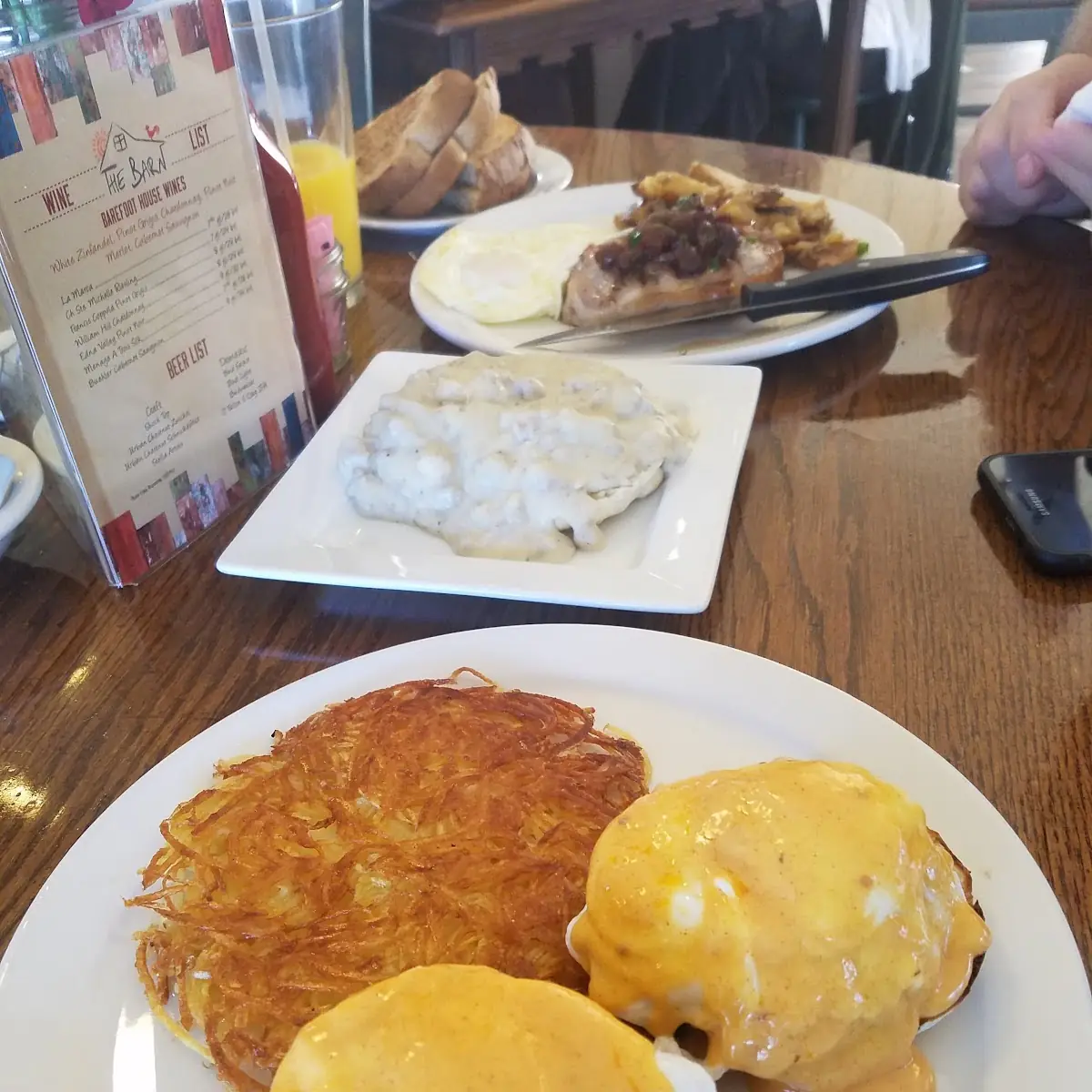 Crawfish Eggs Benedict