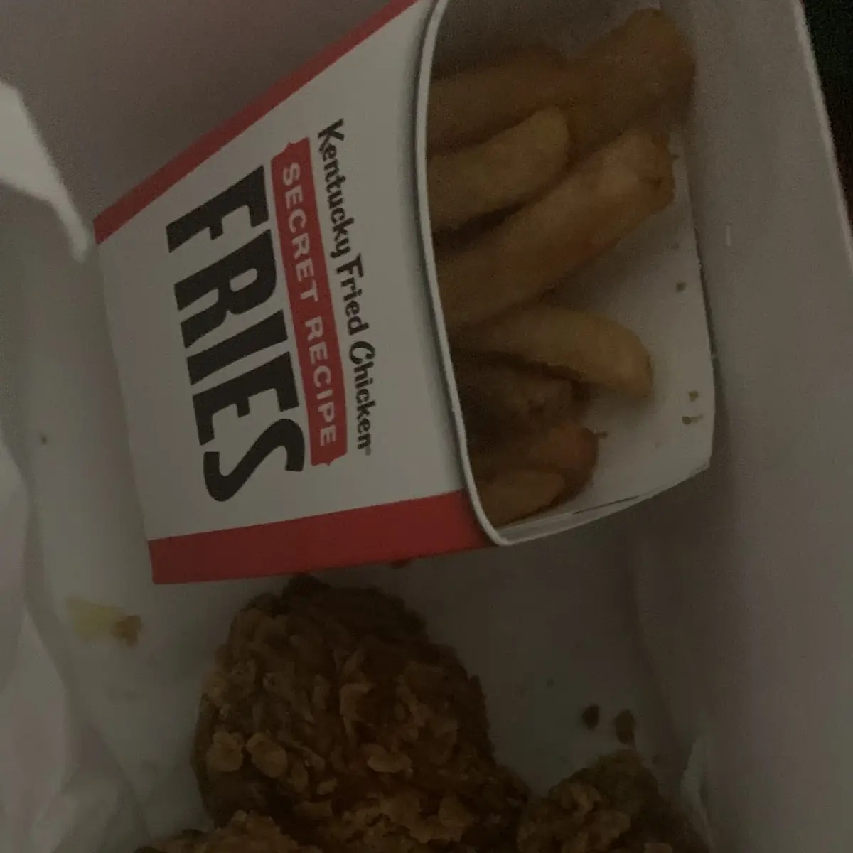 Chicken Wings with Fries