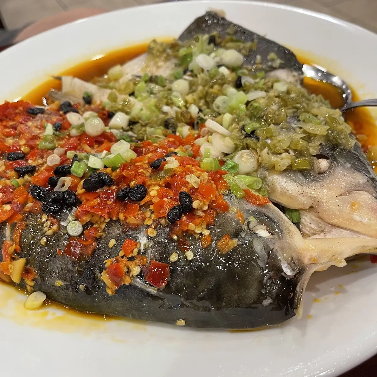 Chopped Pepper Fish Head Large Portion
