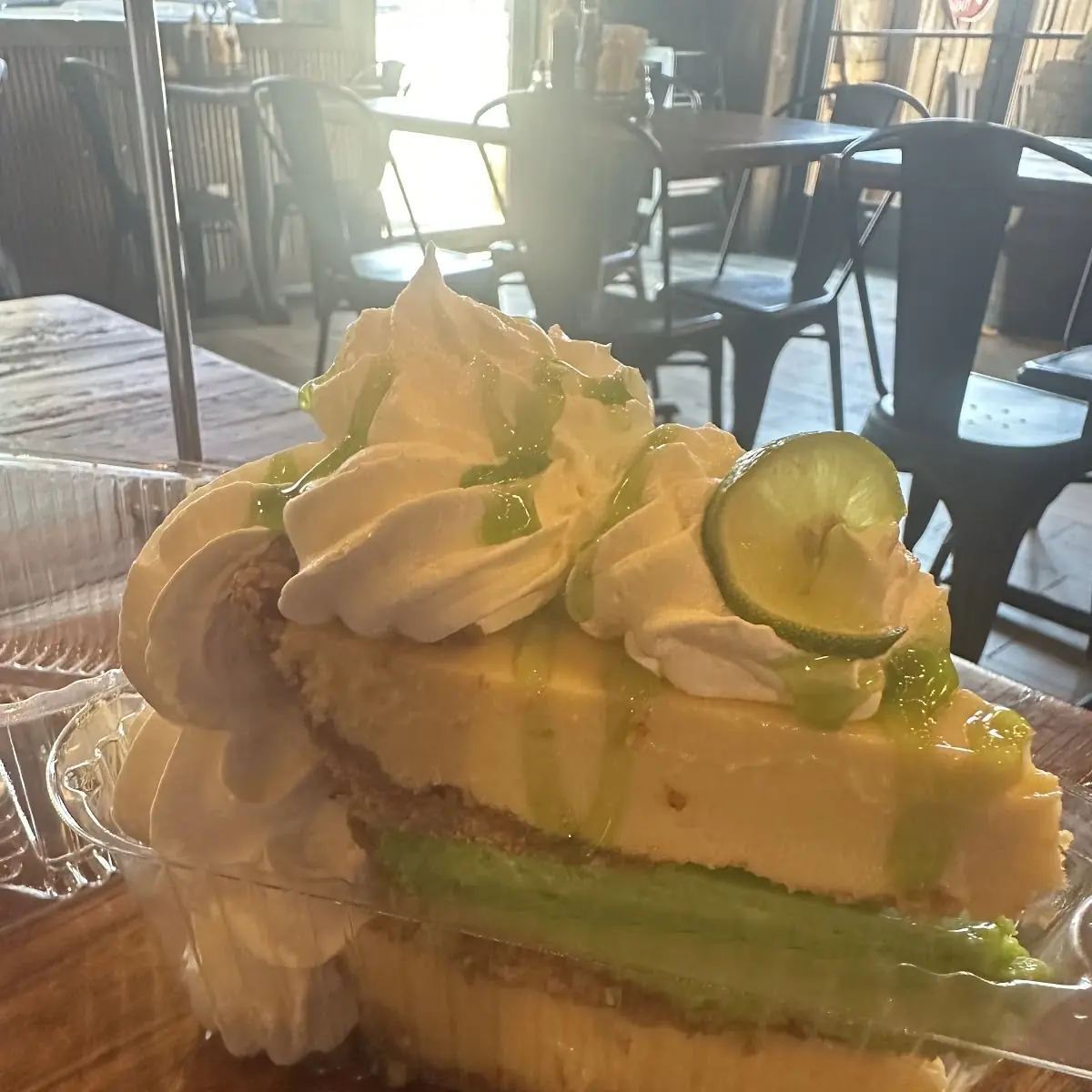 Key Lime Pie with Whipped Cream