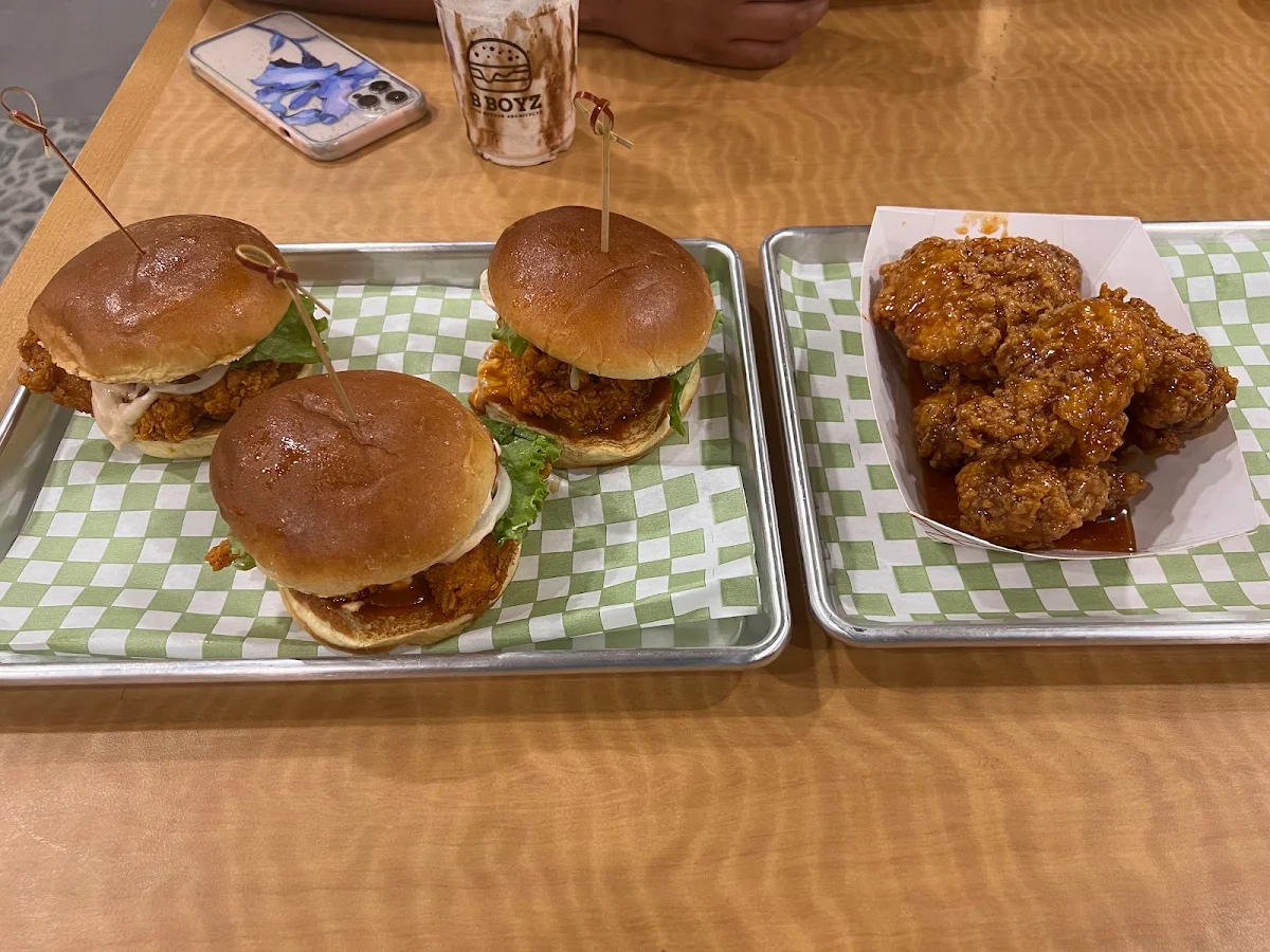 Burgers and Chicken Wings