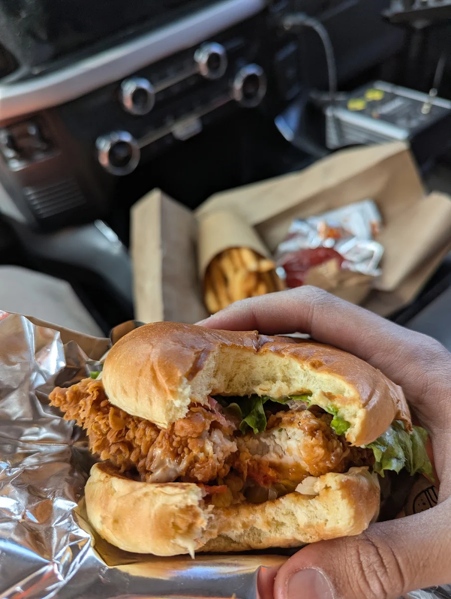 Fried Chicken Burger