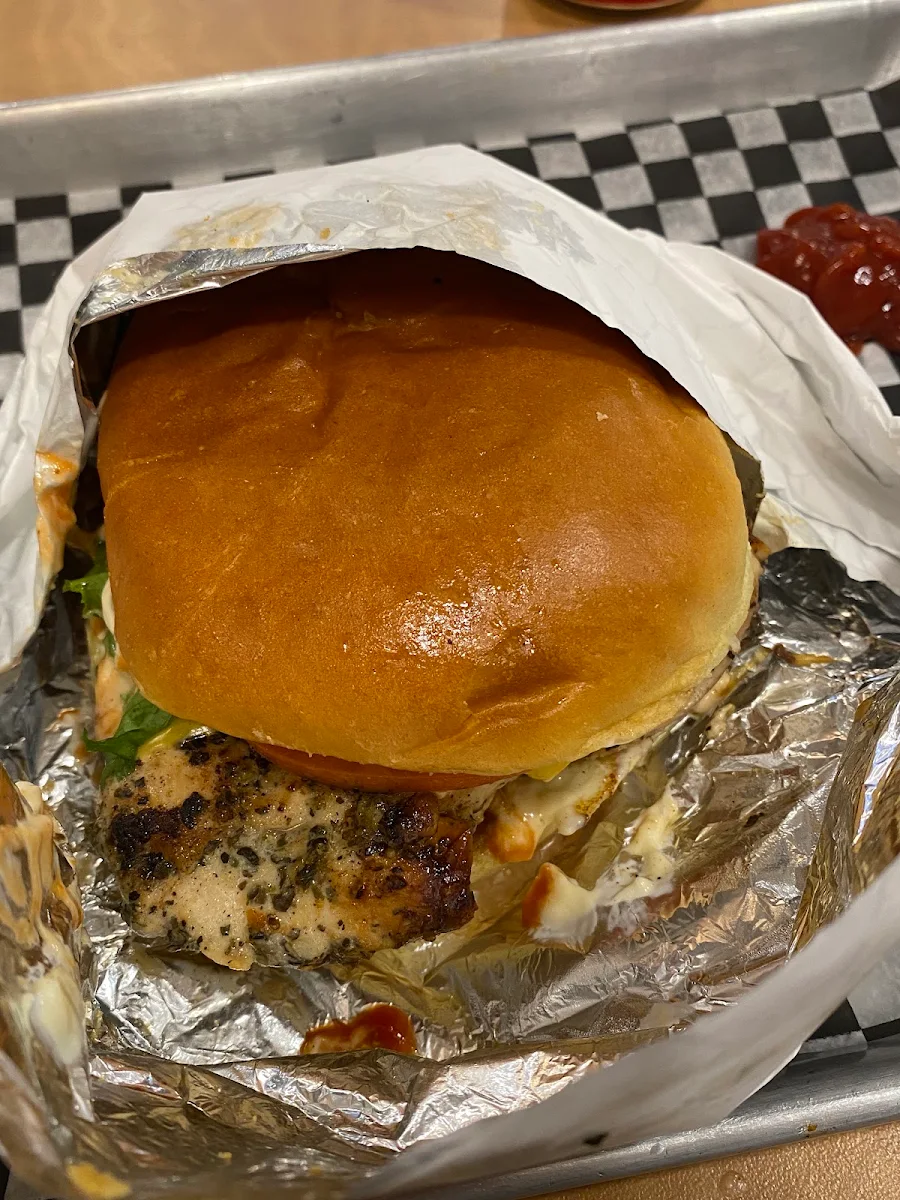 Grilled Chicken Burger
