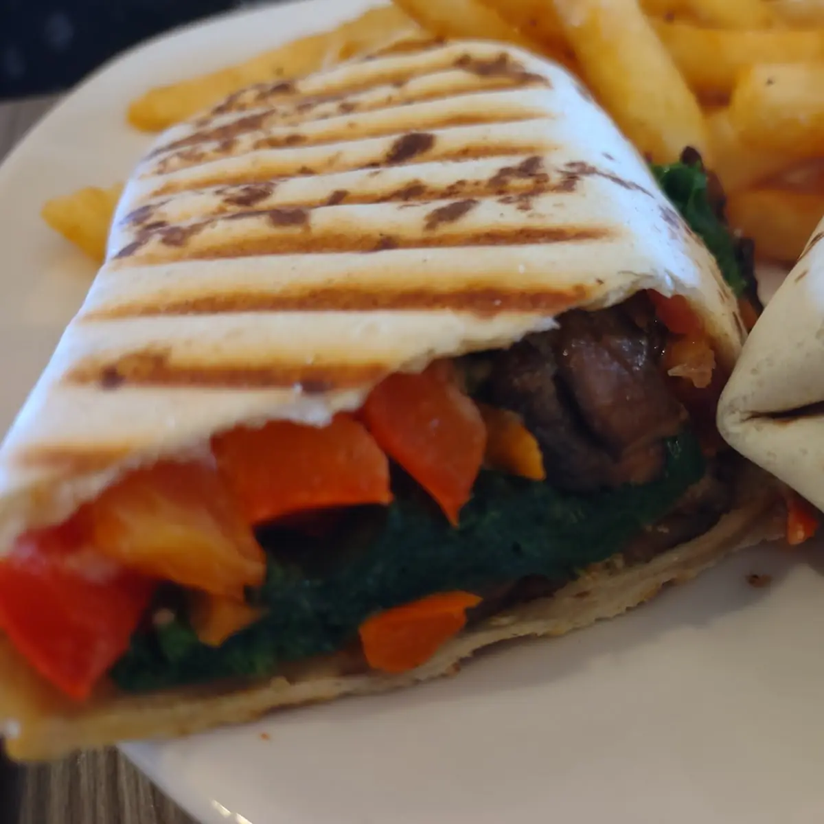 Athenian Grilled Chicken Omelet