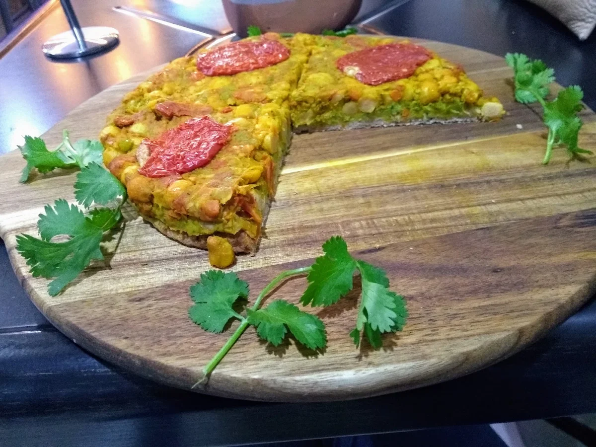 Vegan Chick-Peas Pizza