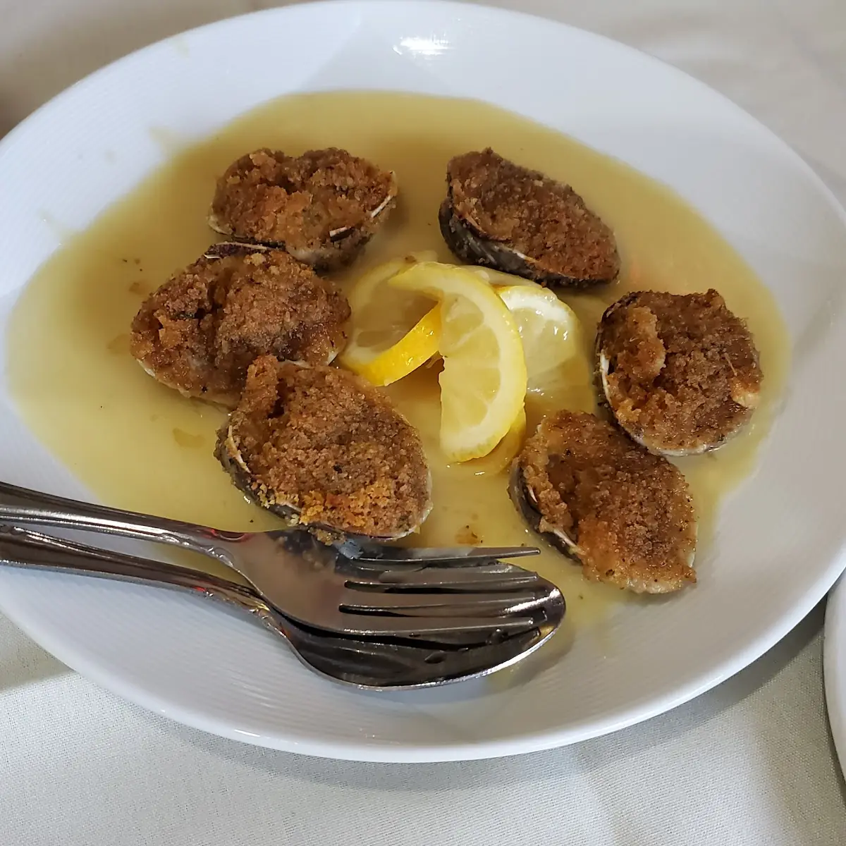 Baked Clams Oreganata