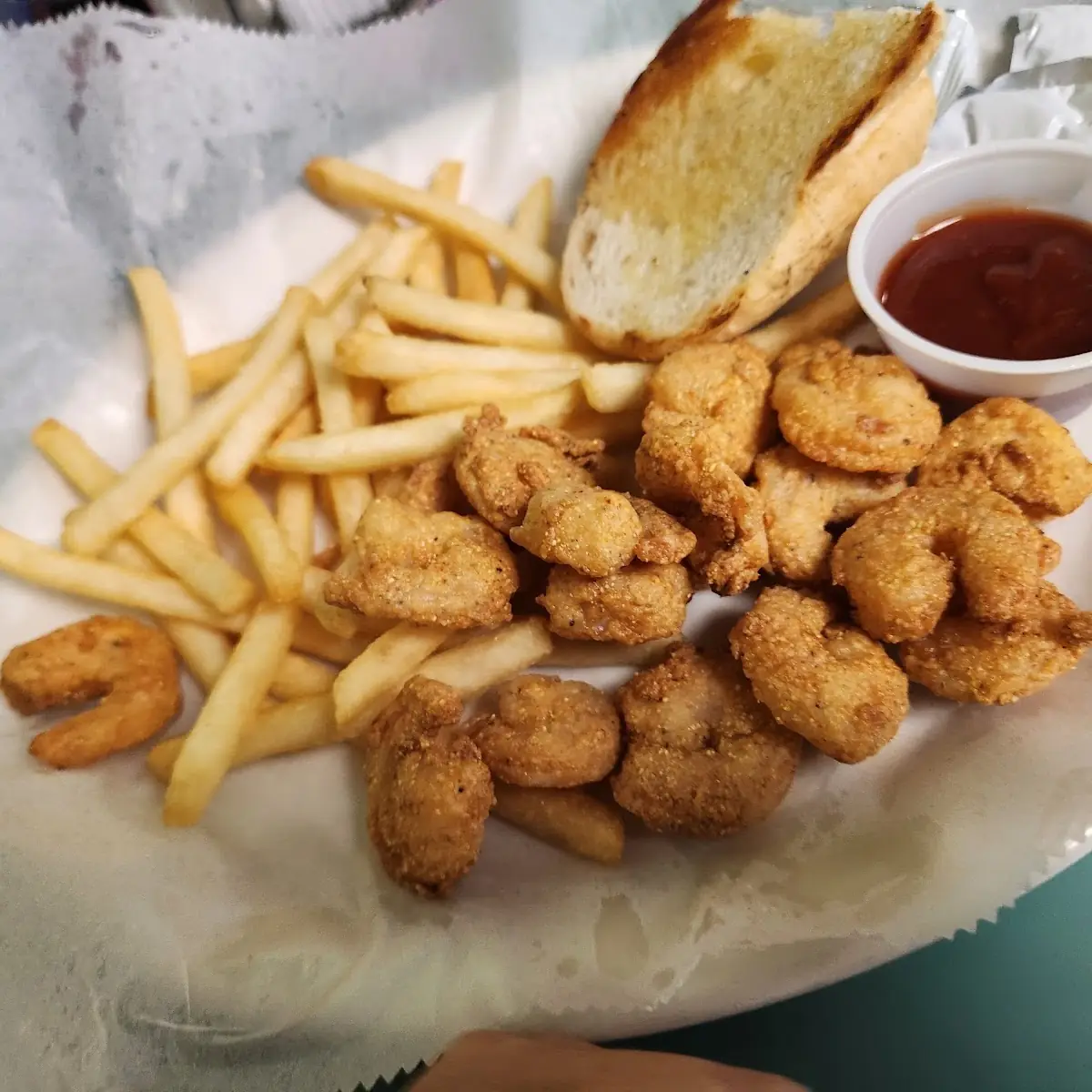 Kids Popcorn Shrimp with Fries