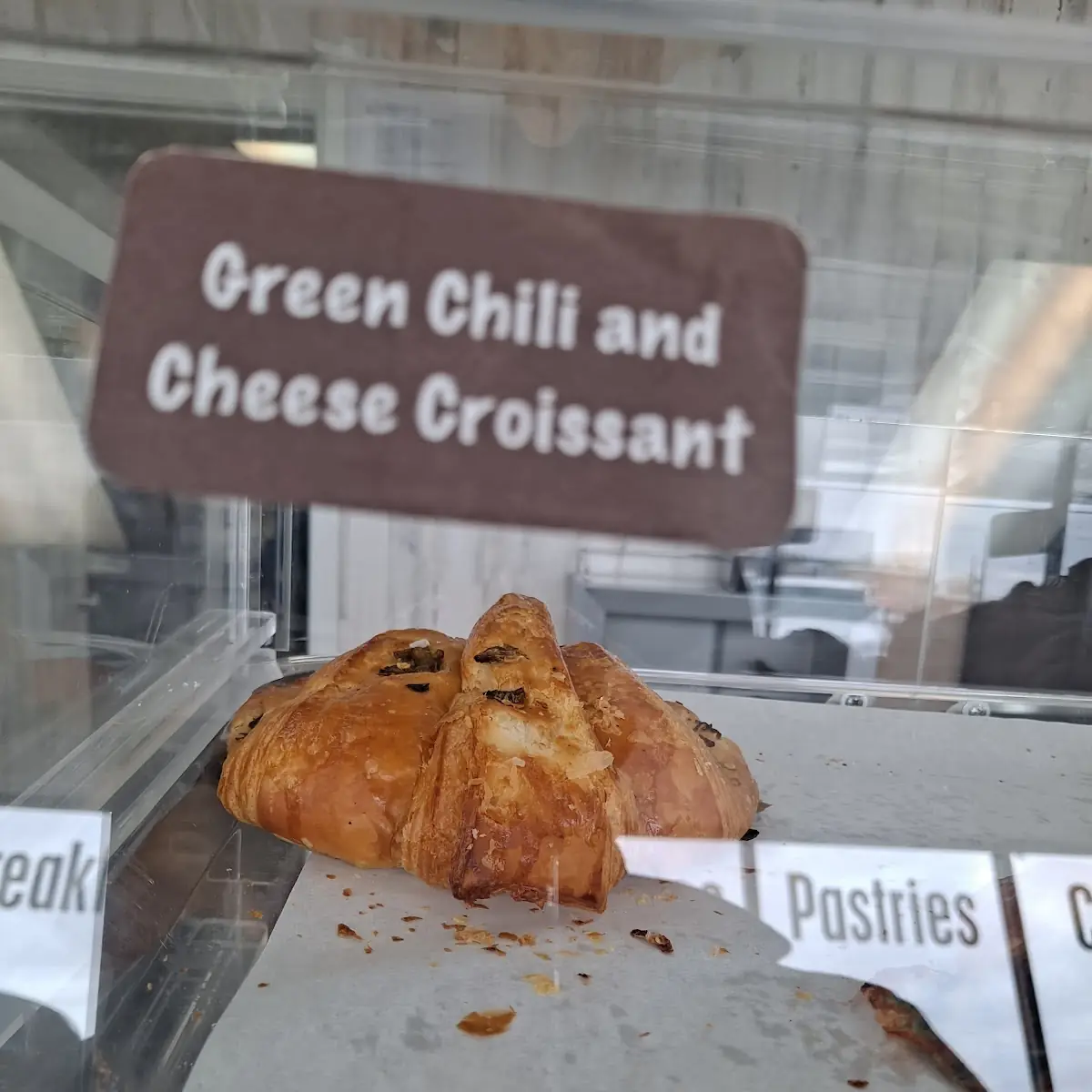 Green Chile and Cheese Croissant