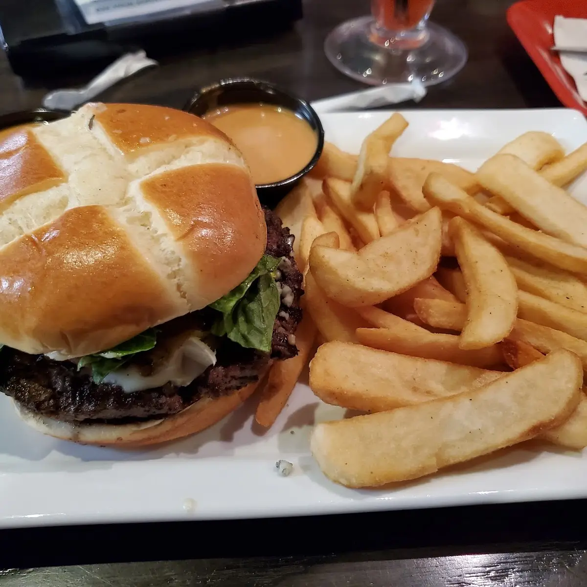 Mushroom Swiss Burger
