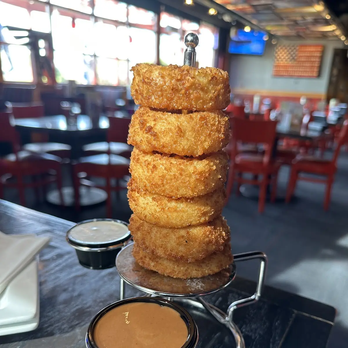 Towering Onion Rings